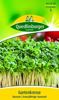 Produktbild von Quedlinburger Saatgut - Gartenkresse Krause - Samen - 445442