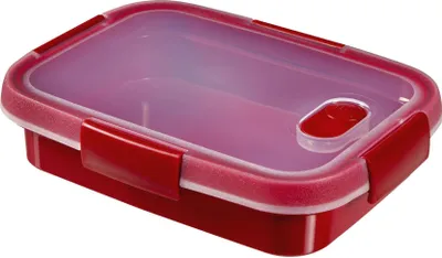 Produktbild von CURVER Dose 0,7l Smart Mikrowelle rechteckig Kunststoff rot 21x16x6 cm  - Nr.: 232585