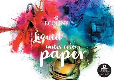 Image de Papier à dessin talens ecoline a3 blanc