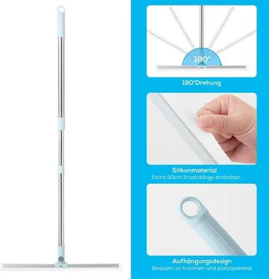 Obrázok produktu pre Teleskopická stierka na okná – nastaviteľná dĺžka, ergonomický dizajn