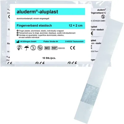 Produktbild von aluderm®-aluplast Fingerverband - elastisch, 12 x 2 cm, 10 Stück, 1 St.