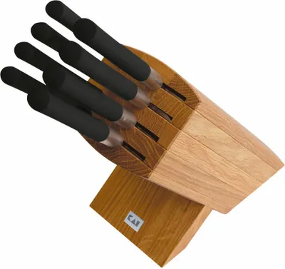Produktbild von KAI 6799 'Wasabi Black' Messerblock mit 8 verschiedenen Messern, natur/schwarz/silber, 9-teilig (1 Set)
