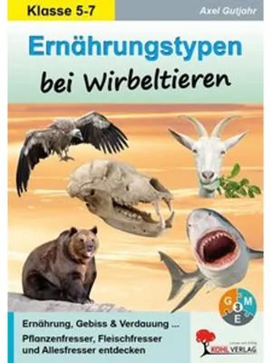 Zdjęcie produktu dla Ernährungstypen bei Wirbeltieren