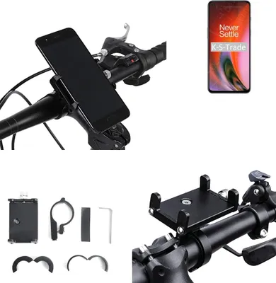 Produktbild von K-S-Trade Handyhalterung für das Fahrrad kompatibel mit OnePlus Nord 2 5G Halter Lenkstange Fahrradhalterung Motorrad Bike Mount Befestigung