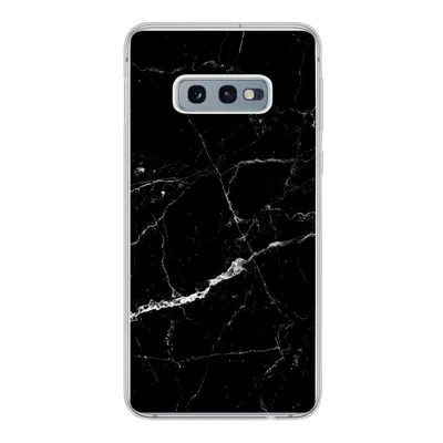Produktbild von MuchoWow® Handyhülle Schutzhülle Hülle für Samsung Galaxy S10e Marmor - Schwarz - Marmoroptik - Weiß - Luxus - Stein Silikon Softcase Handy Hülle - Handy