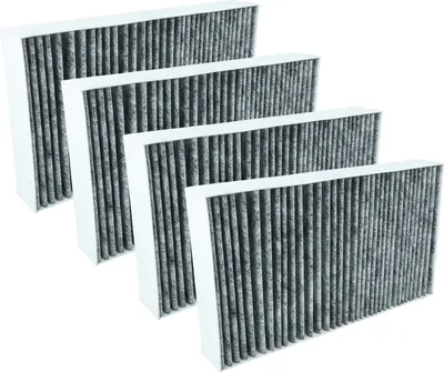 Produktbild von vhbw 4x Aktivkohlefilter Ersatz für Miele DKF 29, AS-AZKF878 für Dunstabzugshaube