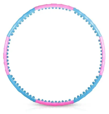 Produktbild von Hula Hoop Fitnessring 105 cm mit Massagebällen - 8-teilig