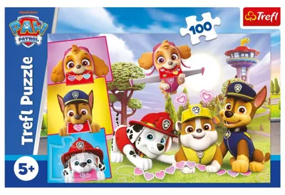 Produktbild von TREFL Puzzle 100 – Paw Patrol Girls