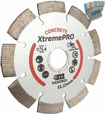 Produktbild von MandreX Diamanttrennscheibe Concrete XtremePRO Ø 115 mm Bohrung 22,23 mm