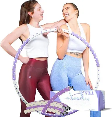 Image de Hula hoop pour adultes, anneau en acier inoxydable, antidérapant, pour débutants