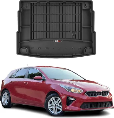 Produktbild von OMAC Gummi Kofferraumwanne für Kia Ceed 2018-2025 TPE Laderaumwanne Schwarz