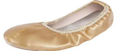 Produktbild von Ladeheid Damen Mädchen Ballet Flat Geschlossene Ballerinas LAAK003 (Gold, 24 EU)