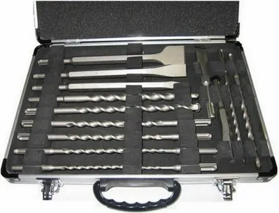 Zdjęcie produktu dla Makita D-42444 Zestaw wierteł i dłut SDS+ 17 szt.