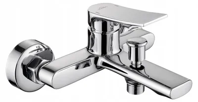 Produktbild von Wand-Wannenarmatur Einhebel Chrom, 30-mm Keramikkartusche, Badarmatur