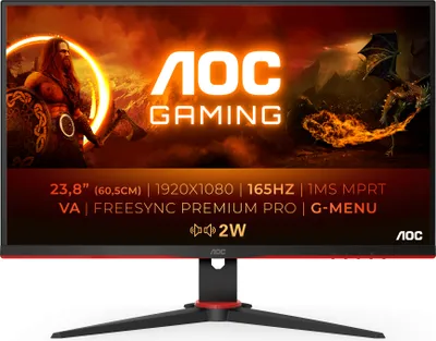 Immagine prodotto di AOC Gaming 24G2SAE/BK - Monitor LED - Gaming - 61 cm (24")