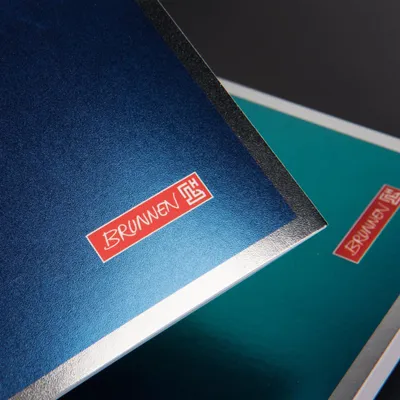 Produktbild von BRUNNEN 105597103 Notizbuch Metallic A6 liniert