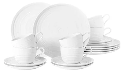 Obrázok produktu pre Seltmann Weiden Kaffeeservice 18-teilig Terra weiss 001.767897