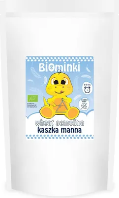 Obrázok produktu pre SEmolinová kaša bez pridaných cukrov,500 g - BIOMINKI