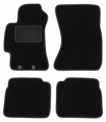 Immagine prodotto di Tappetini in moquette per Subaru Outback III 2003-2009 (station wagon/berlina) – set 4 pezzi, neri, su misura – Wielganizator LUX