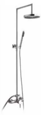 Produktbild von Demm Duschsystem mit Einhebelmischer Set mit Handbrause Duschset Regenbrause 15457, 25437.049.C