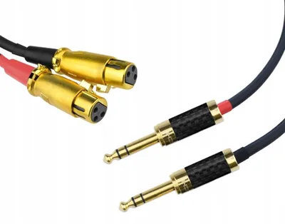 Image de Klotz Câble Audio Stéréo 2x Jack 6,3 mm - 2x XLR Femelle 6 m