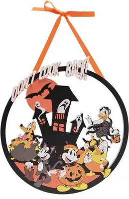 Image de Widdop - Mickey & Friends - Halloween - Plaque décorative