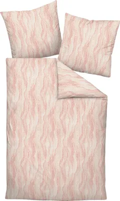 Produktbild von Janine Interlock Feinjersey Bettwäsche Carmen S in 135x200 + 80x80 cm 55119-04 beige koralle