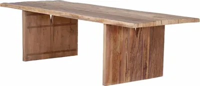 Produktbild von Casa Padrino Landhausstil Esstisch Naturfarben / Braun 300 cm - Rustikale Esszimmer Möbel