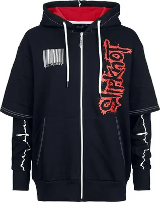 Produktbild von Slipknot Kapuzenjacke Damen EMP Signature Collection schwarz/rot XL