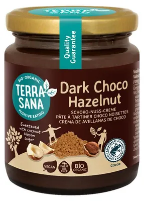 Productafbeelding van Terrasana Choco Hazelnootpasta Puur (250 gr)