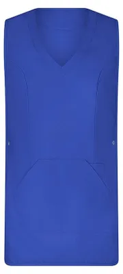 Productafbeelding van Exner - Schort "Overgooischort", zachte textuur LT6059 (44 cm - 52 cm) (Koningsblauw)