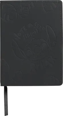 Produktbild von Notizbuch B6, 80 Seiten. Disney Black, Karomuster, Stitch-Motiv 2 – PATIO