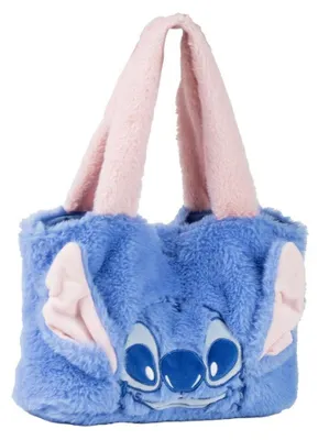 Image de Lilo & Stitch Sac à provisions en peluche 31cm Fluffy Bag
