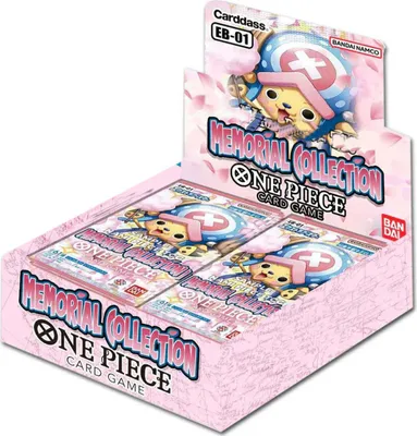 Produktbild von One Piece Card Game - Memorial Collection Extra Booster Display EB01 (24 Booster) - EN