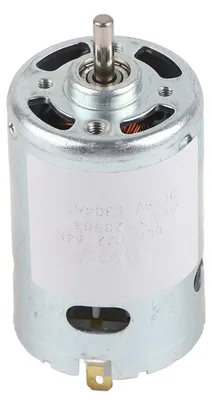 Image de Moteur à courant continu 12-24V, 280W, 885 tr/min, silencieux, idéal pour la fabrication de dispositifs électriques "fait maison"