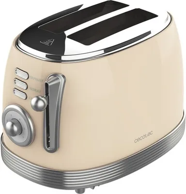 Produktbild von Cecotec Vertikale Toaster Toast&Taste 800 Vintage Light Beige