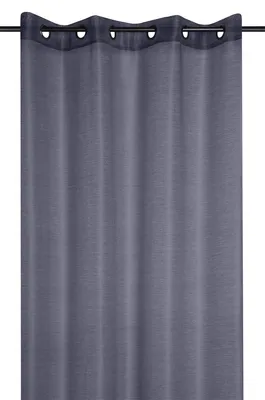 Obrázek produktu pro STOF | Záclony - LINWOOD 140x260 - Antracit - Elegantní lesk - Lehká struktura - Záclony do obývacího pokoje