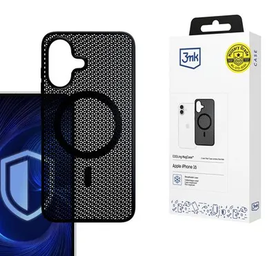 Image de 3mk Housse COOLing MagCase avec MagSafe Cover pour Apple iPhone 16 Pro Backcover