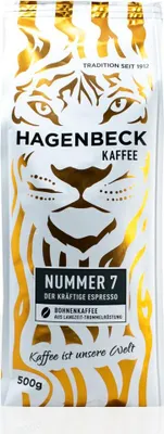 Produktbild von Hagenbeck Espresso Nr. 7 Kaffee 500g Kaffeebohnen