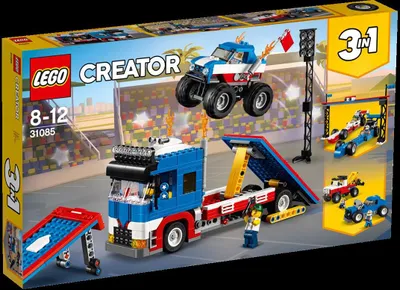 Produktbild von LEGO® Creator Stunt-Truck-Transporter 31085