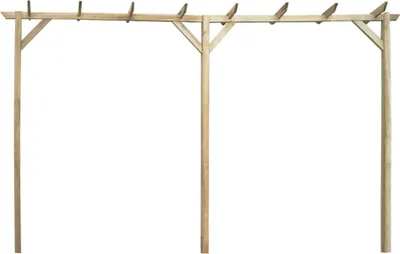 Zdjęcie produktu dla vidaXL Pergola ogrodowa drewniana 400x40x205 cm