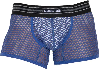 Zdjęcie produktu dla CODE 22 Openwork Trunk Steel Blue - Größe L
