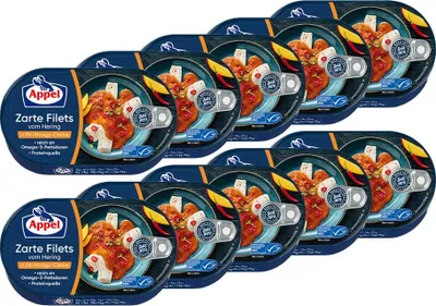 Produktbild von Appel MSC Heringsfilets in Piri-Mango-Creme 10x200g