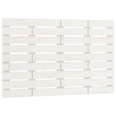 Produktbild von Wand-Kopfteil Weiß 96x3x63 cm Massivholz Kiefer