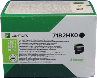 Produktbild von Lexmark 71B2HK0, 6000 Seiten, Schwarz, 1 Stück(e)