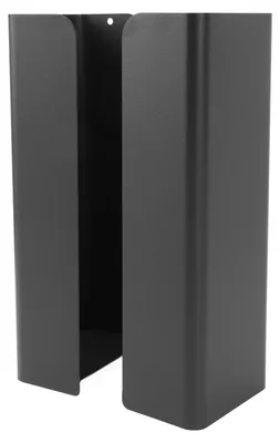 Image de Support magnétique pour mouchoirs, sans perçage, boîte pour essuie-tout, fixation murale, distributeur multifonctionnel pour réfrigérateur, cuisine, couleur noire
