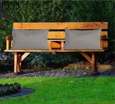 Produktbild von Anna's collection Outdoor-/Garten-Kissen - grau - 30 x 50 cm