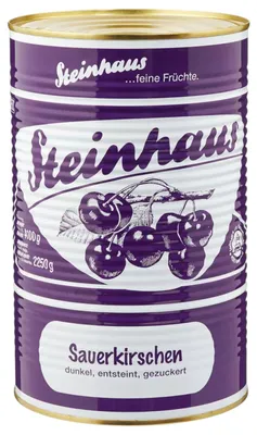 Produktbild von Steinhaus Schattenmorellen entsteint und gezuckert (4250ml)