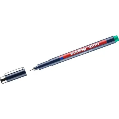 Produktbild von Edding Präzisionsfeinschreiber 1800 0,5 mm grün