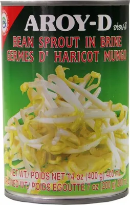 Produktbild von [ 400g / 200g ATG ] AROY-D Mungbohnen Keimlinge Sprossen / Bean sprout
